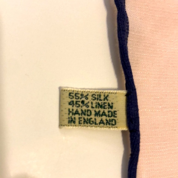 Pocket Square - Handmade Silk / Linen - Picture 3 of 6